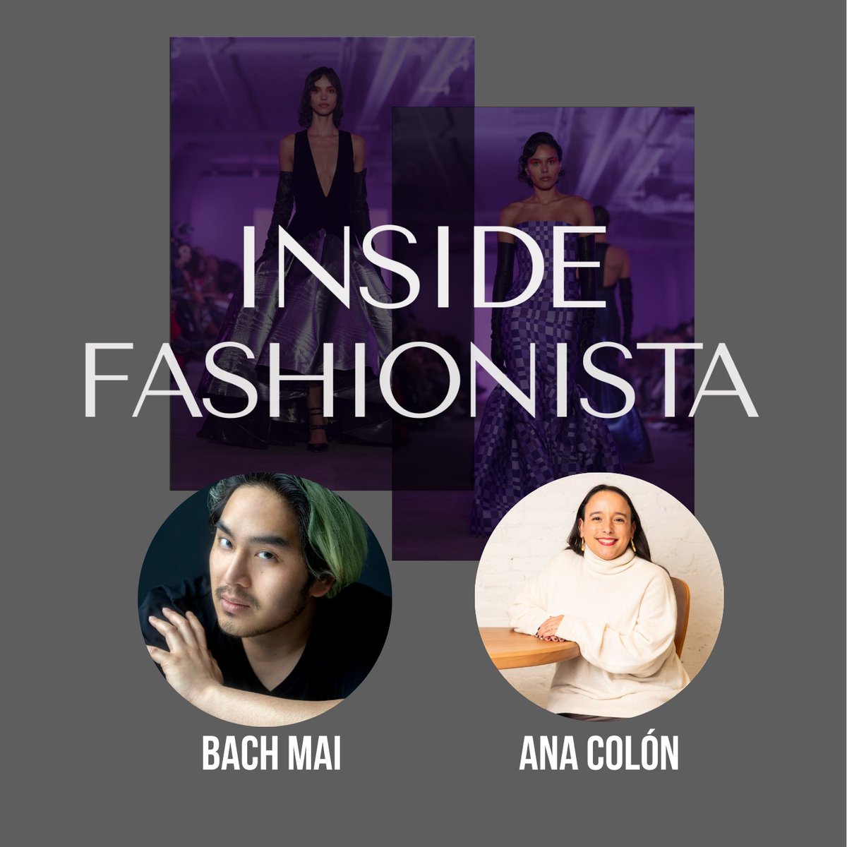 Join us as we delve into the captivating journey of designer Bach Mai, the visionary behind the 'demi-couture' American fashion brand making waves in New York and beyond! Wednesday, May 8th at 2pm ET on The Fashionista Network ow.ly/5F5U50RuZG8