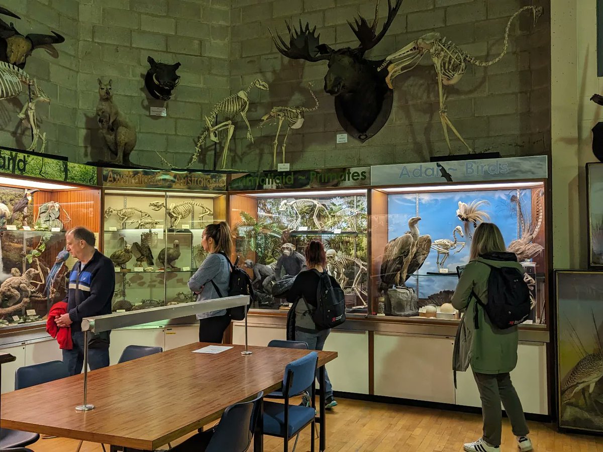 The other group were wowed by @BangorUni, taking in the School of Natural Sciences and School of Ocean Sciences, which included the university's own research vessel available to students for fieldwork. It ended on a high, talking to sport science and psychology professors. 🛳️