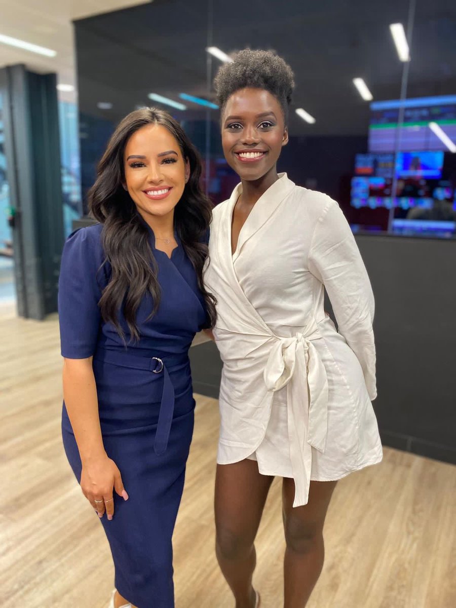 So pleased to meet @iamtatiana at the @gbnews studios. I have often said, when seeing her on TV, how beautiful she is. 😍