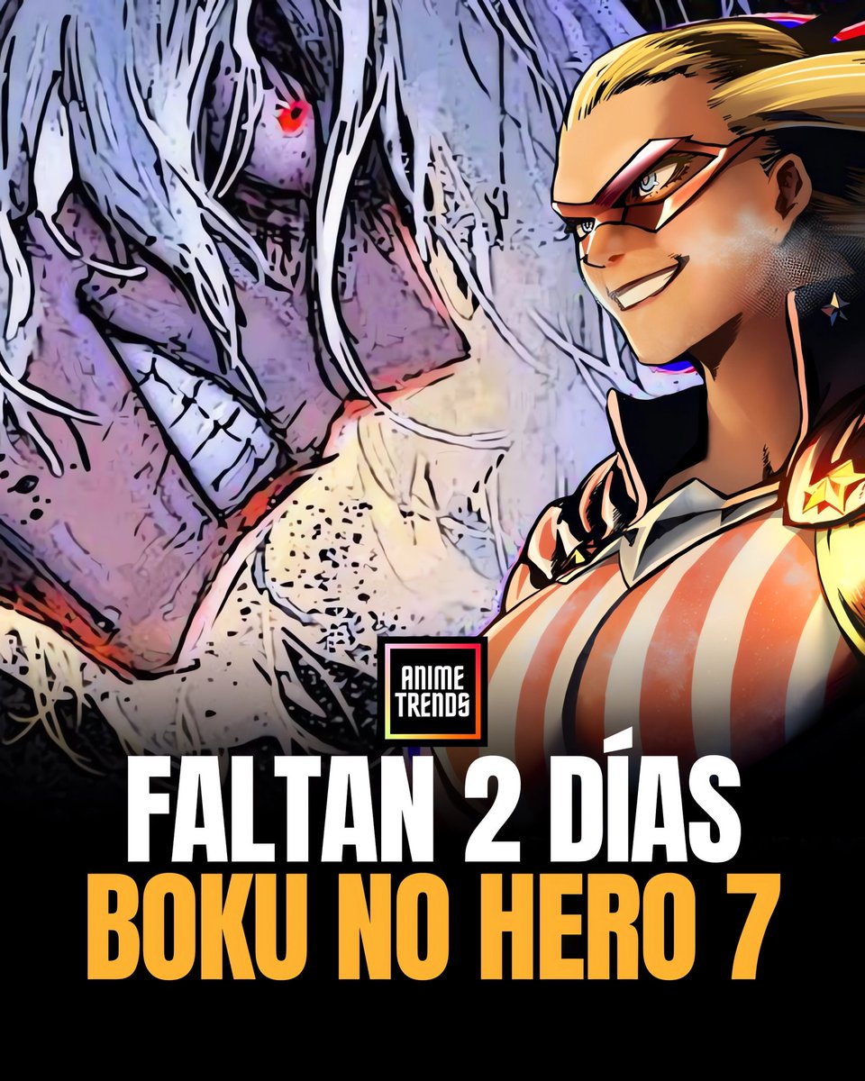 Solo faltan 2 días más para el estreno de la 7ma Temporada de MY HERO ACADEMIA... 💀 #BONES | #season7