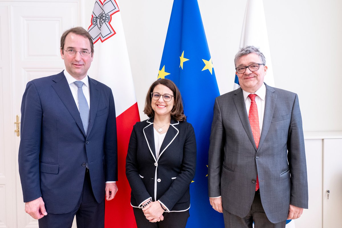 Today the Secretary General of the 🇦🇹 Federal Ministry for European and International Affairs, Nikolaus Marschik, together with 🇦🇹 Amb to the OSCE Florian Raunig, visited the premises of 🇲🇹’s @OSCE 2024 Chairpersonship, which the Government of #Austria has so graciously provided.…