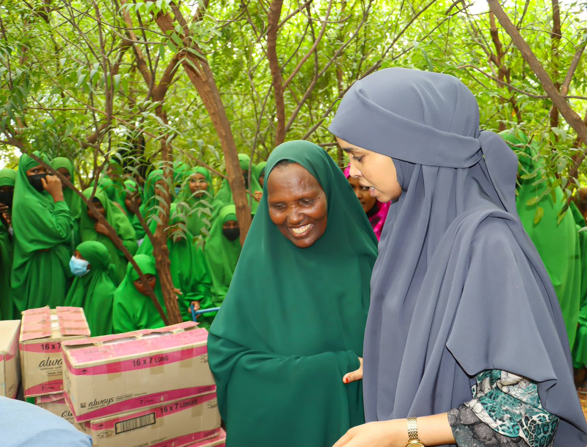 Whereas today was Labor Day, a day for resting and remembering our workers, mine was a fulfilling day dedicated to serving the people of Wajir, my valued employers.

Glad to handover cheques and dignity kids for our daughters.