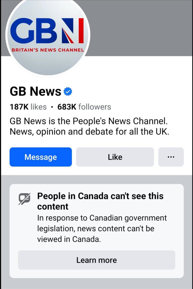 My friends in Canada told me this is for real. They can’t look up or post links to news articles on Facebook or IG. They have to use VPNs to read the news. They need to get rid of Castro Jr ASAP.