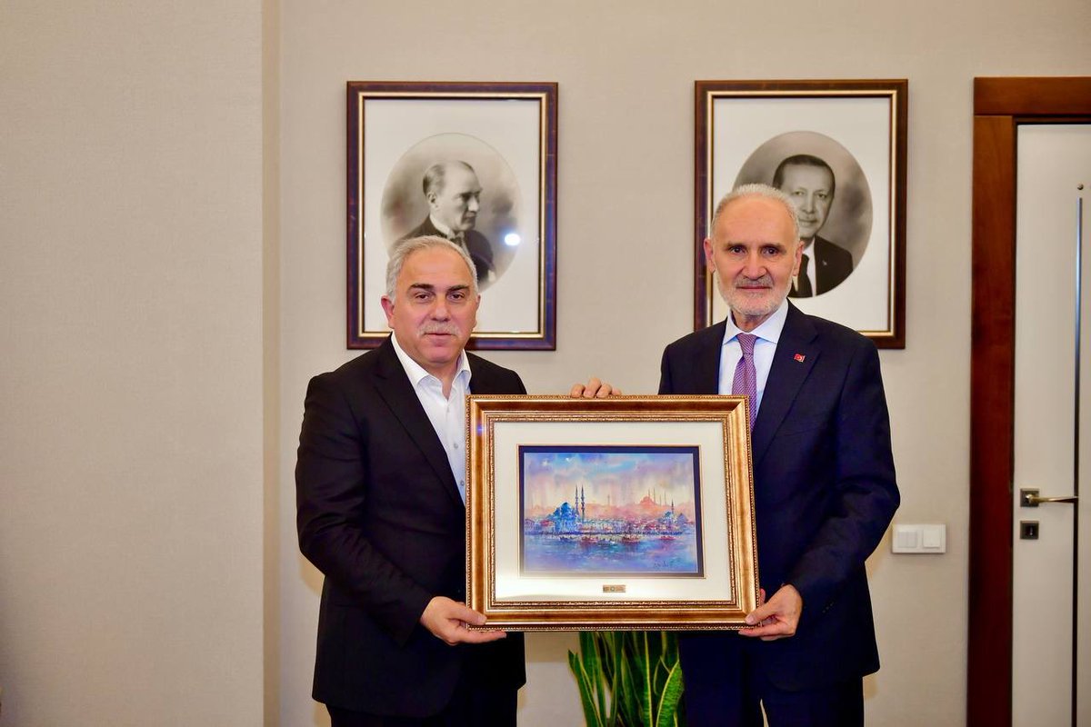 İstanbul Ticaret Odası Başkanımız Sn. @SekibAvdagic, yönetimi ile birlikte bizleri ziyaret etti. Değerli Başkanımıza nezaketi ve hayırlı olsun dilekleri için teşekkür ederim.