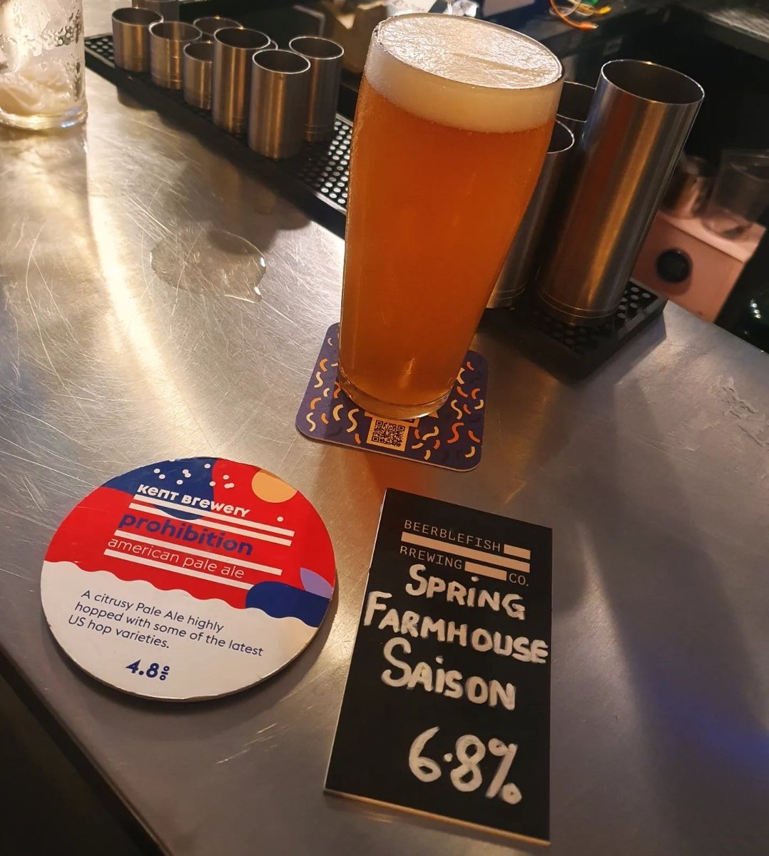 The Hackney Carriage Micropub (@thc_micropub) on Twitter photo Another cask of proven pub favourite <a href="/kentbrewery/">Kent Brewery</a> PROHIBITION fresh on, as well as another keg of the limited <a href="/beerblefish/">Beerblefish Brewing Co.</a> SPRING FARMHOUSE SAISON (with a pint of the delightful stuff included in the picture)...
LOVELY! Another cask of proven pub favourite <a href="/kentbrewery/">Kent Brewery</a> PROHIBITION fresh on, as well as another keg of the limited <a href="/beerblefish/">Beerblefish Brewing Co.</a> SPRING FARMHOUSE SAISON (with a pint of the delightful stuff included in the picture)...
LOVELY!