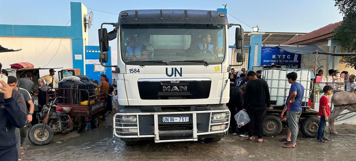 #Nebenzia: The problem of safe distribution of humanitarian cargo in #Gaza and the unimpeded obtaining of permits from Israel for the transportation of humanitarian aid was not resolved. Proposed alternatives – deliveries by air and by water – do not offer significant relief.