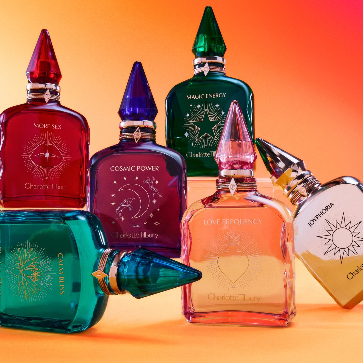 Introducing the new Charlotte Tilbury fragrances ✨ Love Frequency 💗 Joyphoria ☀️ More Sex ❤️‍🔥 Calm Bliss 🪷 Cosmic Power 🔮 Magic Energy 🪄 Discover the scents that make you feel 👉 house-of-fraser.visitlink.me/-gfEE1 #CharlotteTilbury #CharlottesCollectionofEmotions #HouseofFraser