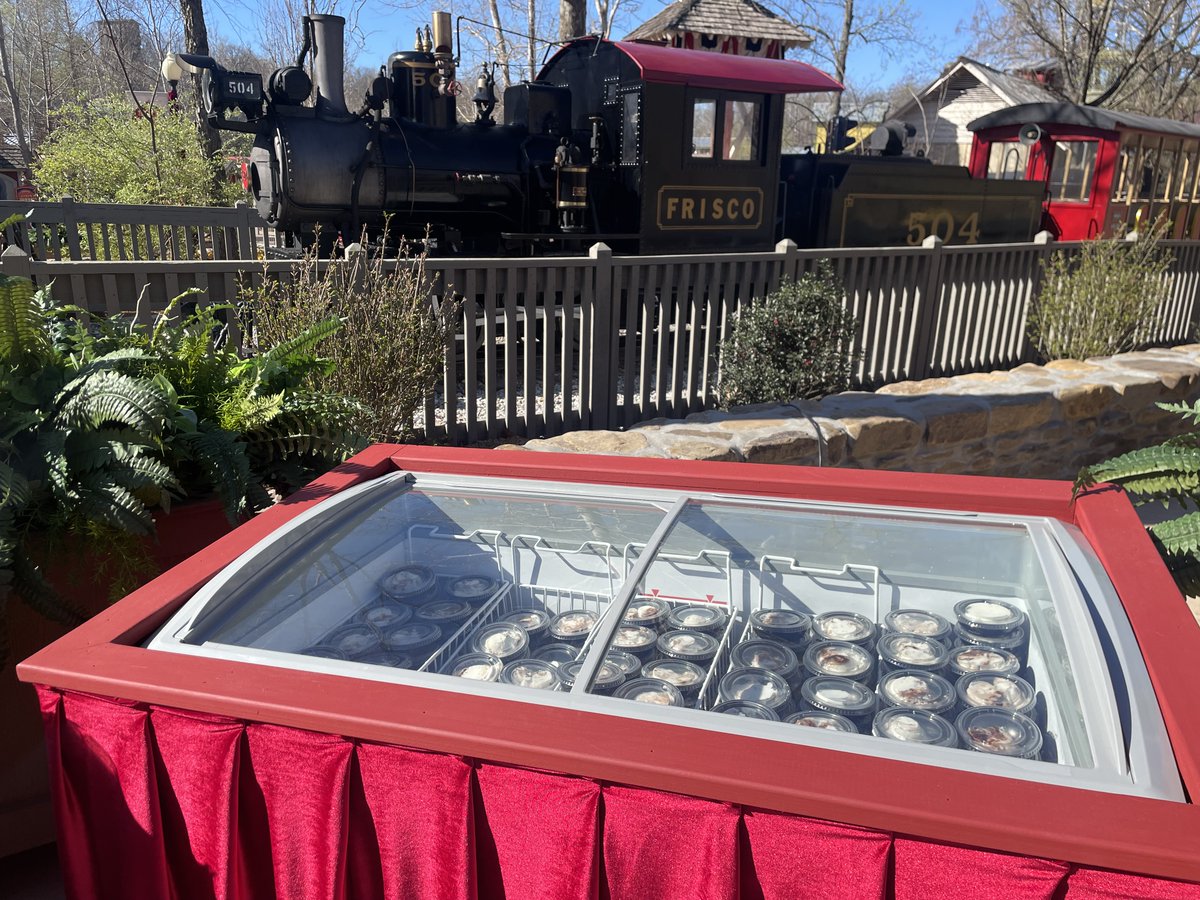 Our Branson branch went out to Silver Dollar City to celebrate the opening of the new Fire in The Hole ride at Silver Dollar City! 🙌 Our team gave out samples of the new custom Fire In The Hole Ice Cream to go along with the new ride.