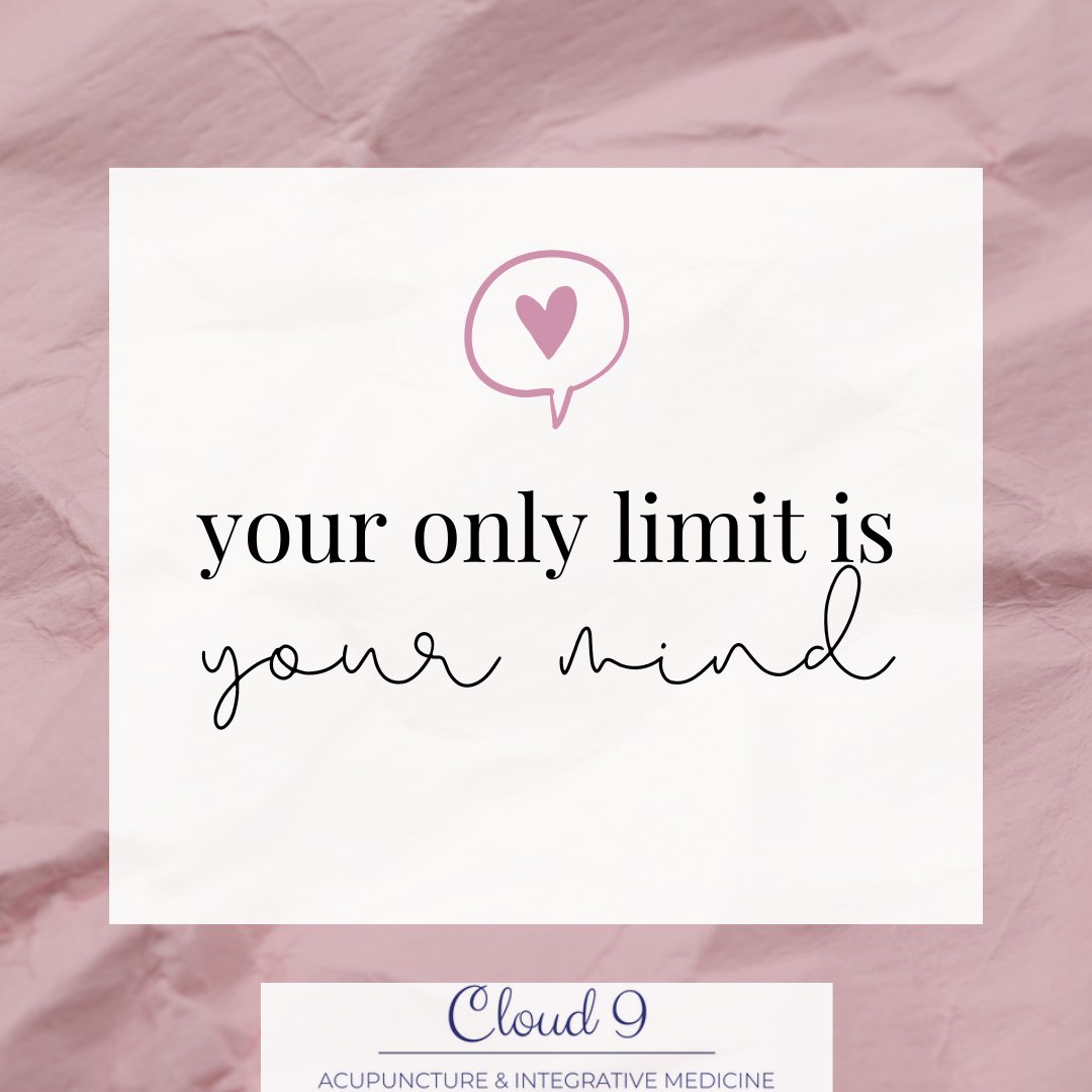 Start your week by embracing the power of a positive mindset! 🧠✨ Remember, the sky's the limit when you believe in yourself. #MotivationMonday #LimitlessPossibilities #MindOverMatter #acupuncture #vitality #selfcare #wellness #wellbeing #healthjourney #chronicpain