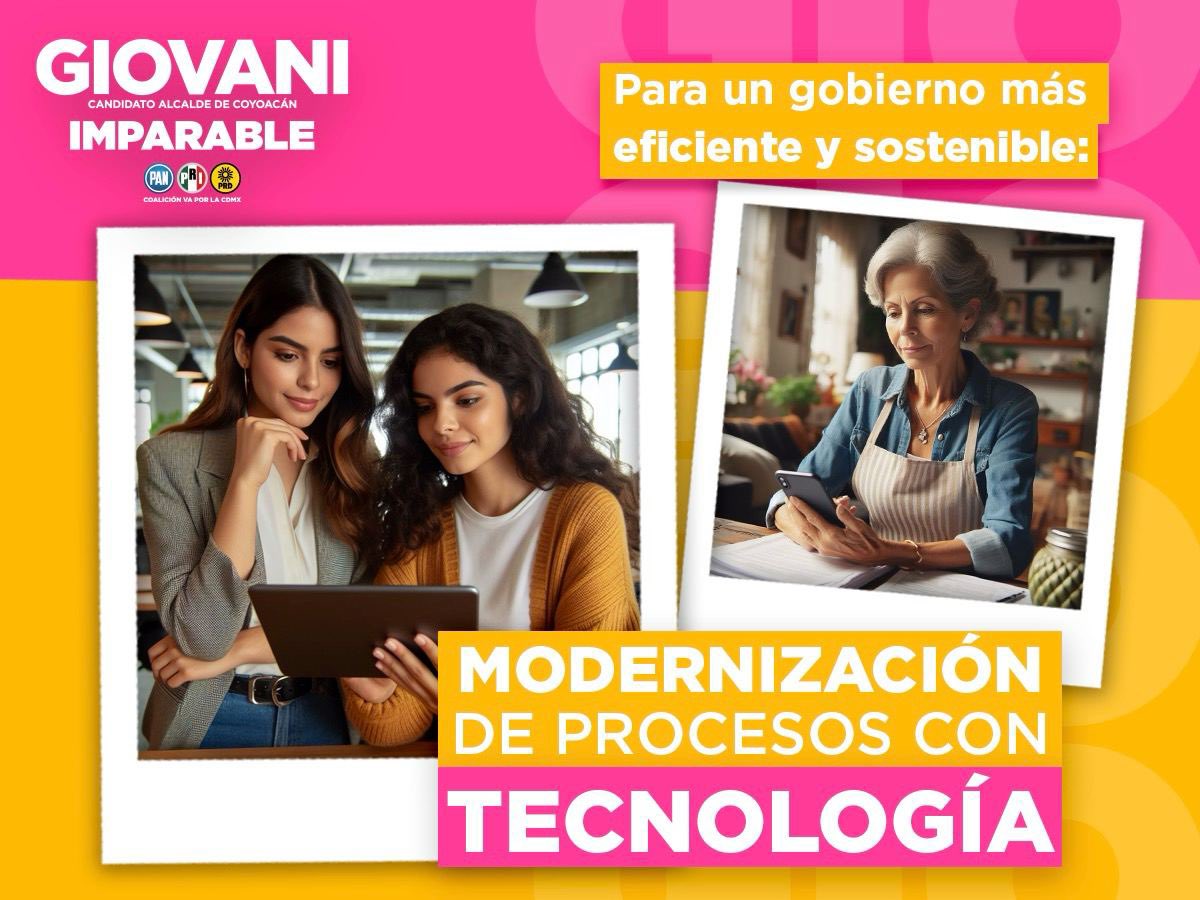 Para tener un gobierno imparable, más eficiente y sostenible en Coyoacán, modernizaremos los procesos con tecnología de punta. ¡Convertiremos a nuestra alcaldía en un referente de innovación!
#TodosSomosImparables.