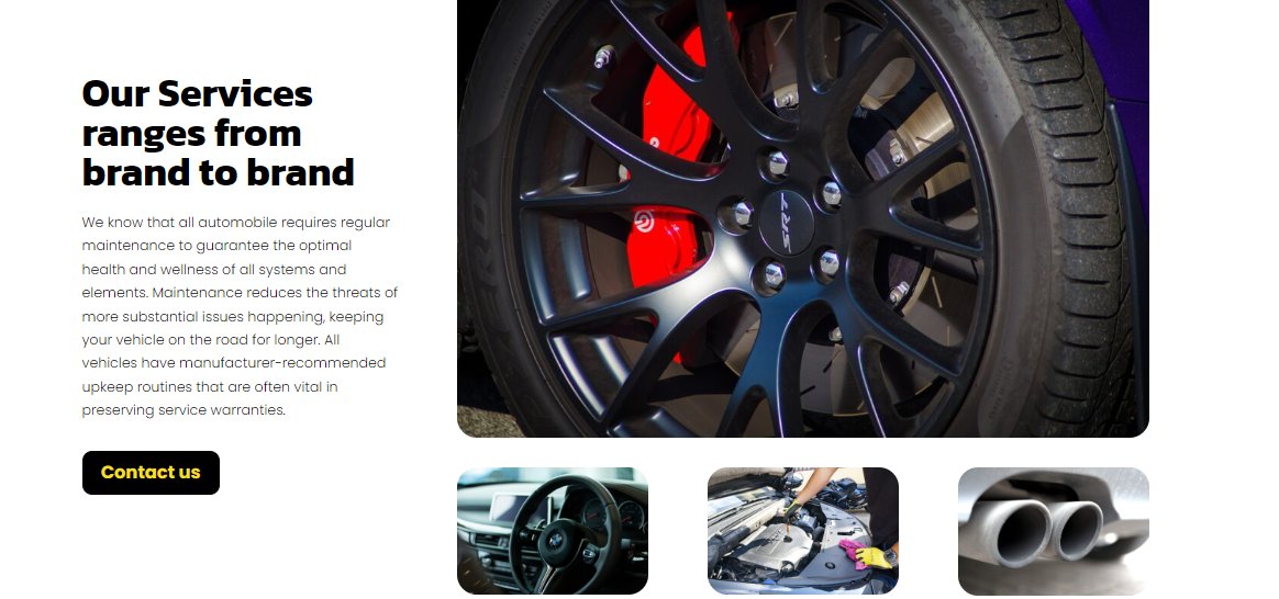 the first stuff i built using  wordpress - divi theme.

An automobile repair website 

#wordpress #webdeveloper #frontend #100daysofcodechallenge