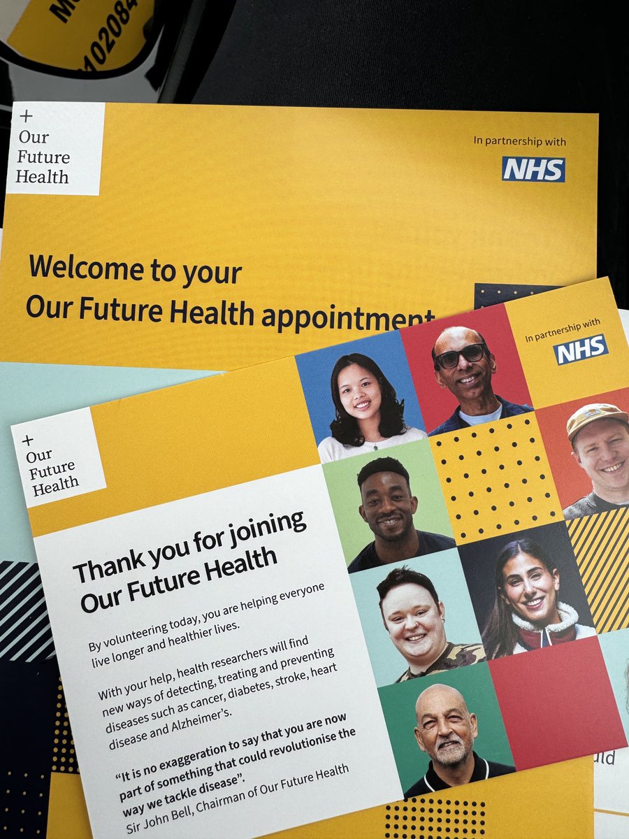 john_gleave's tweet photo. Just attended my ⁦@ukfuturehealth⁩ appointment https://t.co/z7L6RajE8I