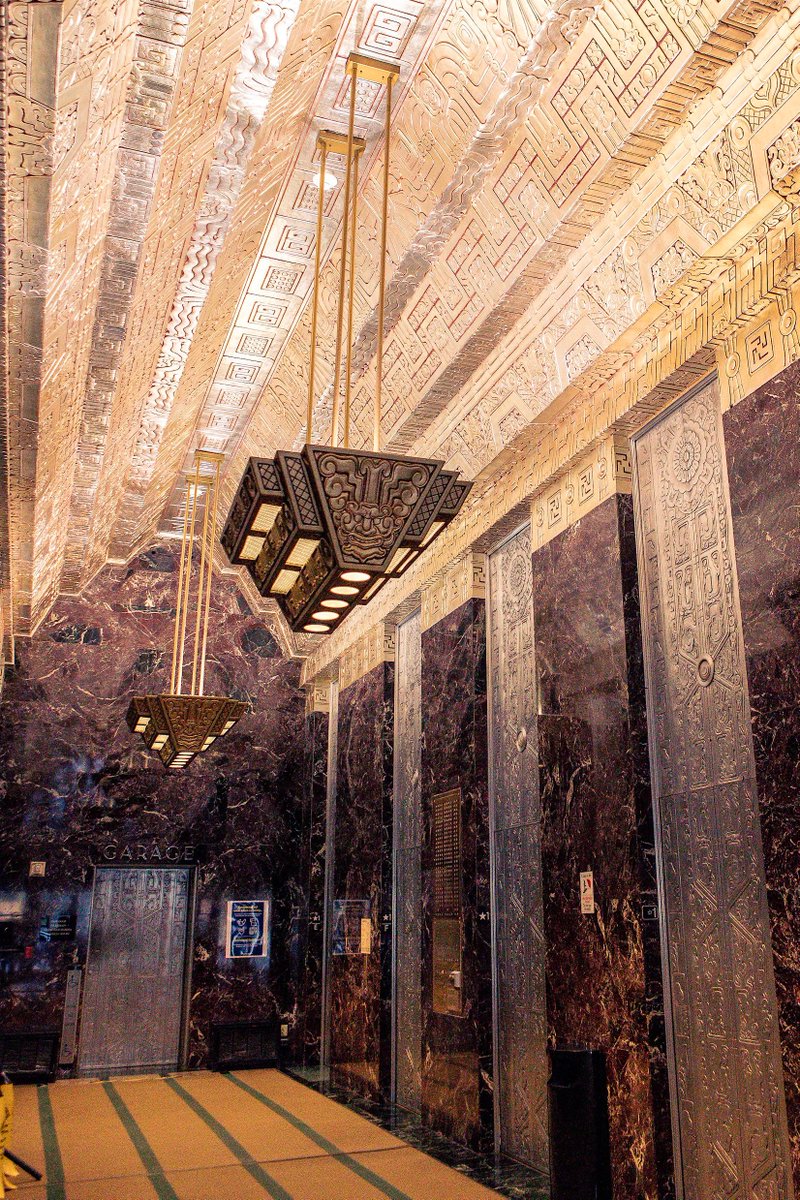 But Art Deco went further than the Greco-Roman world in search for inspiration. Look at the 'neo-Mayan' lobby of 450 Sutter Street, San Francisco: