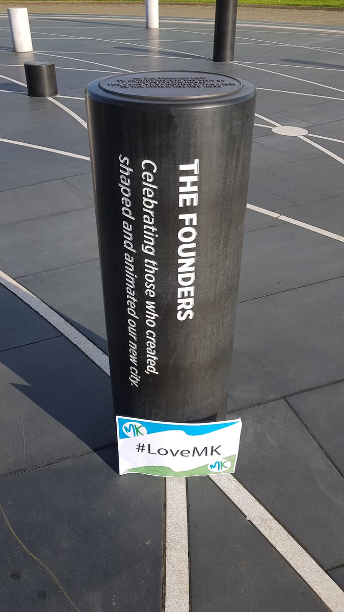 Of course we would not have #loveMK day without those that made MKC a reality #thefounders #mkdc #commissionfornewtowns @DestinationMK