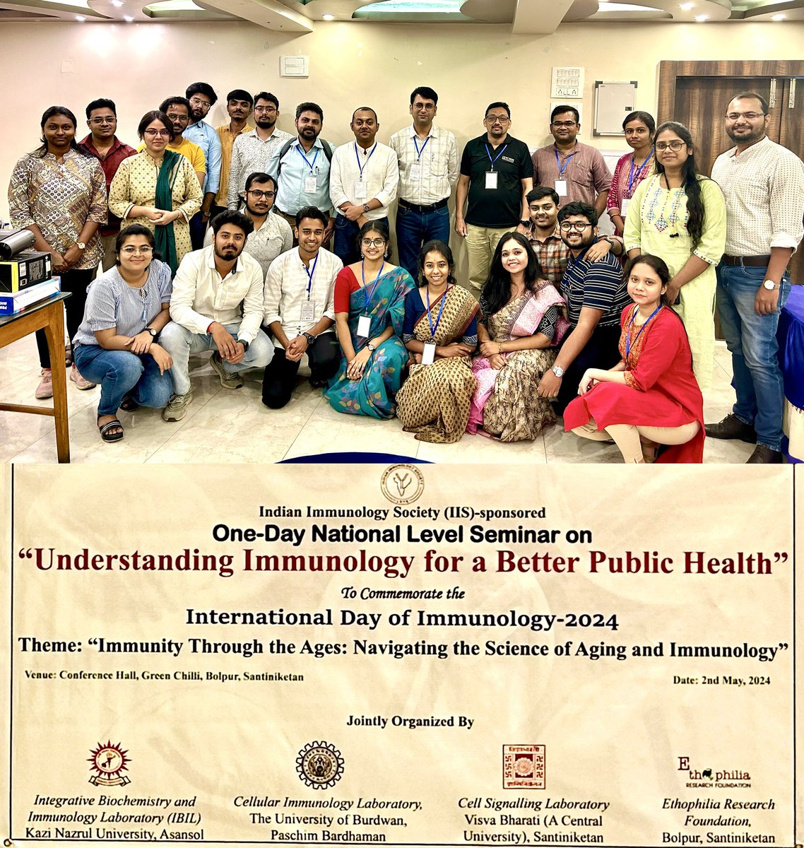 Today was a day well spent again to celebrate #ImmunologyDay by dedicating ourselves to spreading awareness about the importance of immunology and ongoing research.
#ImmunologyAwareness #ResearchMatters
@iuis_online @iuis_junior