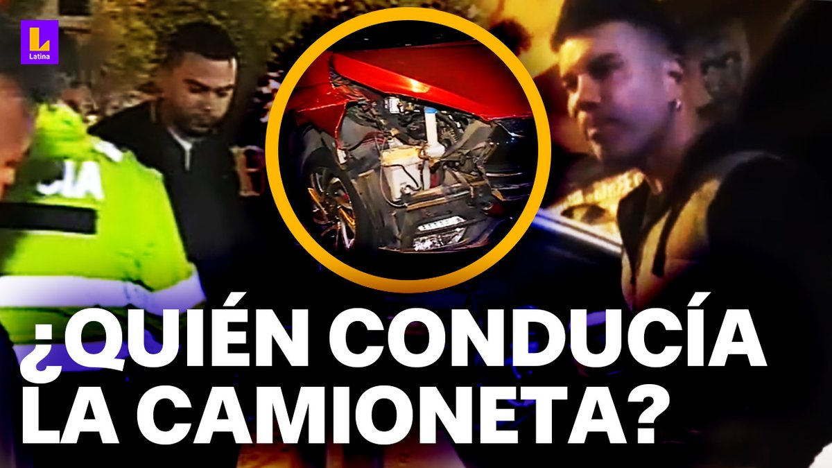 🚨 Tomate Barraza protagoniza choque de carros en Pueblo Libre: Camioneta estaba a nombre de su madre. #VIDEO ➡️ youtu.be/QoSU6SAHjzw 📲🖥️ Suscríbete a nuestro canal de YouTube. #LatinaNoticias