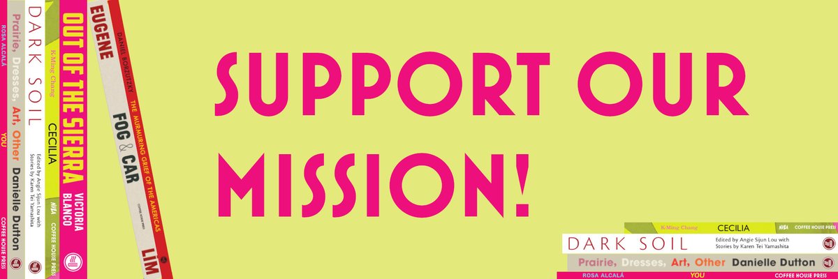 Did you know that as a nonprofit publisher your support is ✨essential✨ to our work?! Donations in any amount help us grow and flourish! Follow the link to donate: coffeehousepress.org/pages/support-…