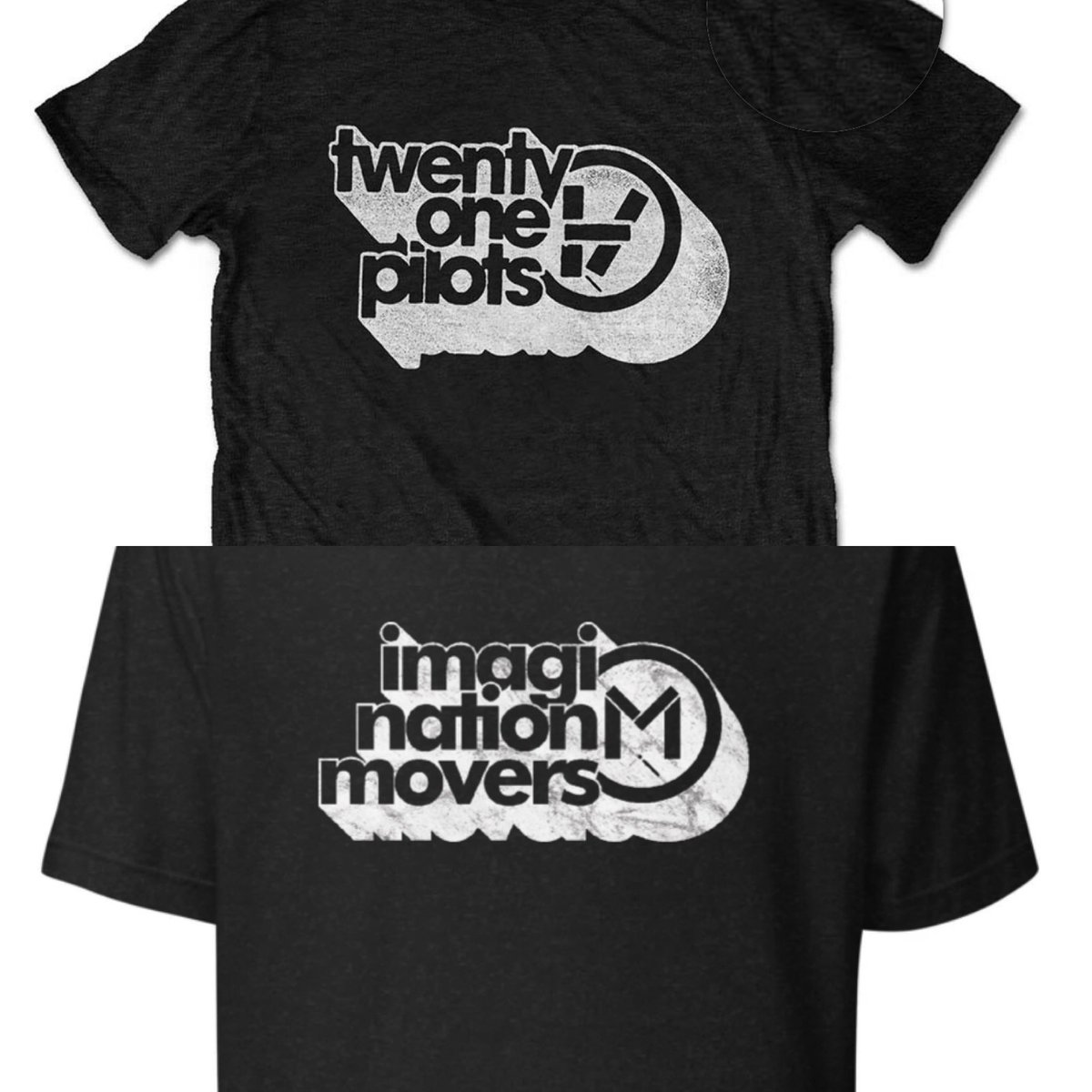 So every quarter, we’re thinking of doing a parody t-shirt based on a band .@twentyonepilots we love. Our first one is an homage to the Twenty One Pilots Vessel tee. There are 10 colors to choose from. Bit.ly/IM21Shirt #twentyonepilots #VesselVintage #imaginationmovers