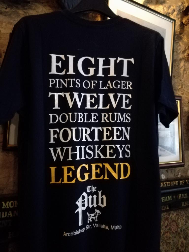 I went to the bar in Malta last year where he drunk himself to death after a day's filming Gladiator. The bar were selling souvenir t-shirts of the frankly ridiculous round that finished him off. Bad taste? The drinks were just for him.