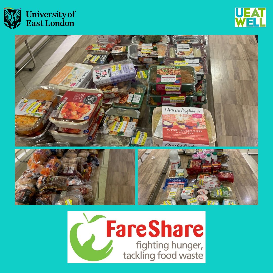 Come to the Edge Restaurant for 9.45pm tonight to see what we have been able to rescue from the supermarket. Don't forget to bring a bag.
#preventfoodwaste #nomorefoodwaste #sustainability #fareshare #UEL #uellife #DocklandsCampus