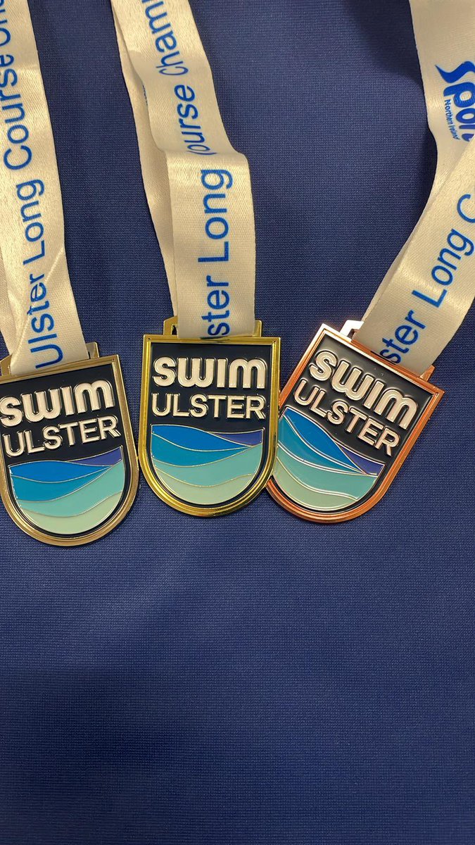 We are excited!! Are you?? The Ulster Age Group & Senior Long Course Championships start tomorrow in Aurora, Bangor. The team warm up is at 9am - start 10am - finals start at 5.30pm - looking forward to seeing some great swims!! These cracking medals are up for grabs!!!