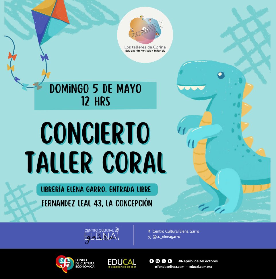 #ActividadesCCEG para toda la familia. Los esperamos sábado y domingo en el #CCEG #NarraciónOral #Concierto #EntradaLibre #RepúblicaDeLectores @libreriaseducal