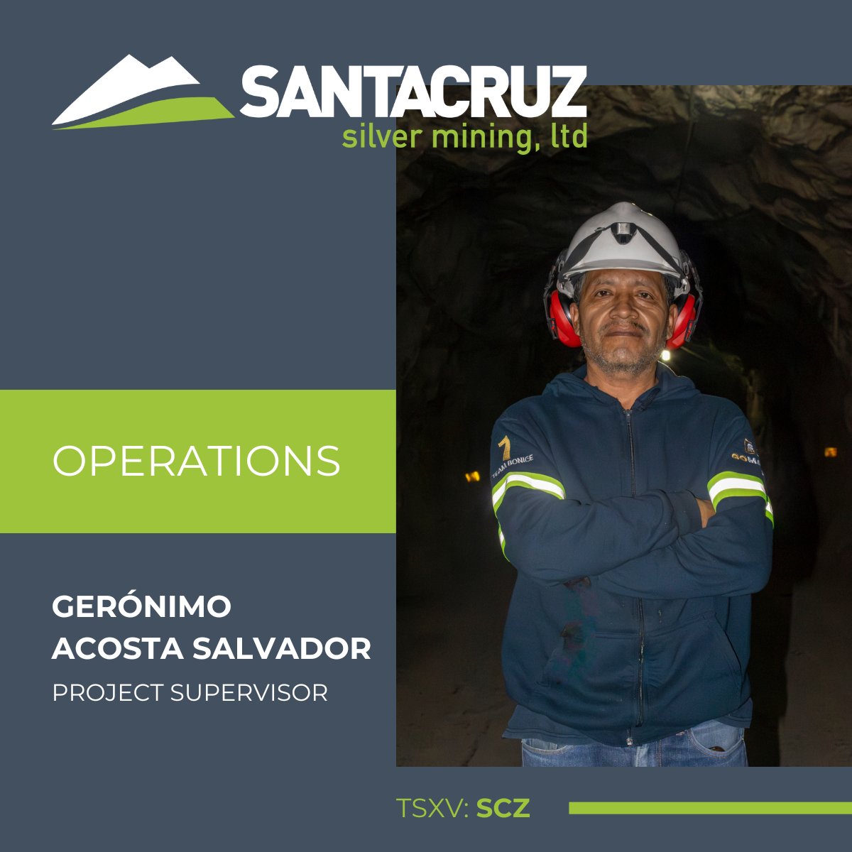 Bringing you closer to the people behind Santacruz, we are thrilled to share an interview with Gerónimo Acosta Salvador, a Project Supervisor at our Zimapán mine: How many years have you been in the mining industry? I have been working in mining for approximately 20 years, in…