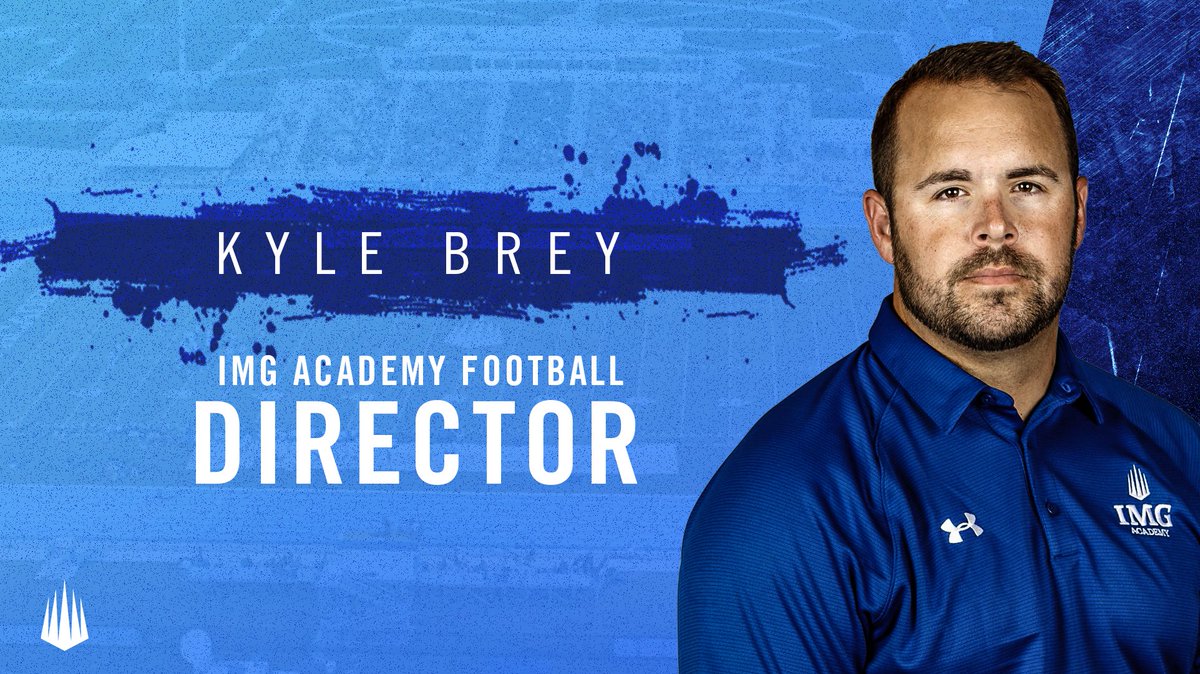We are excited to announce @CoachKyleBrey as the new @IMGAFootball Director! “What excites me most is the opportunity to continue serving the @IMGAcademy community day in and day out.”