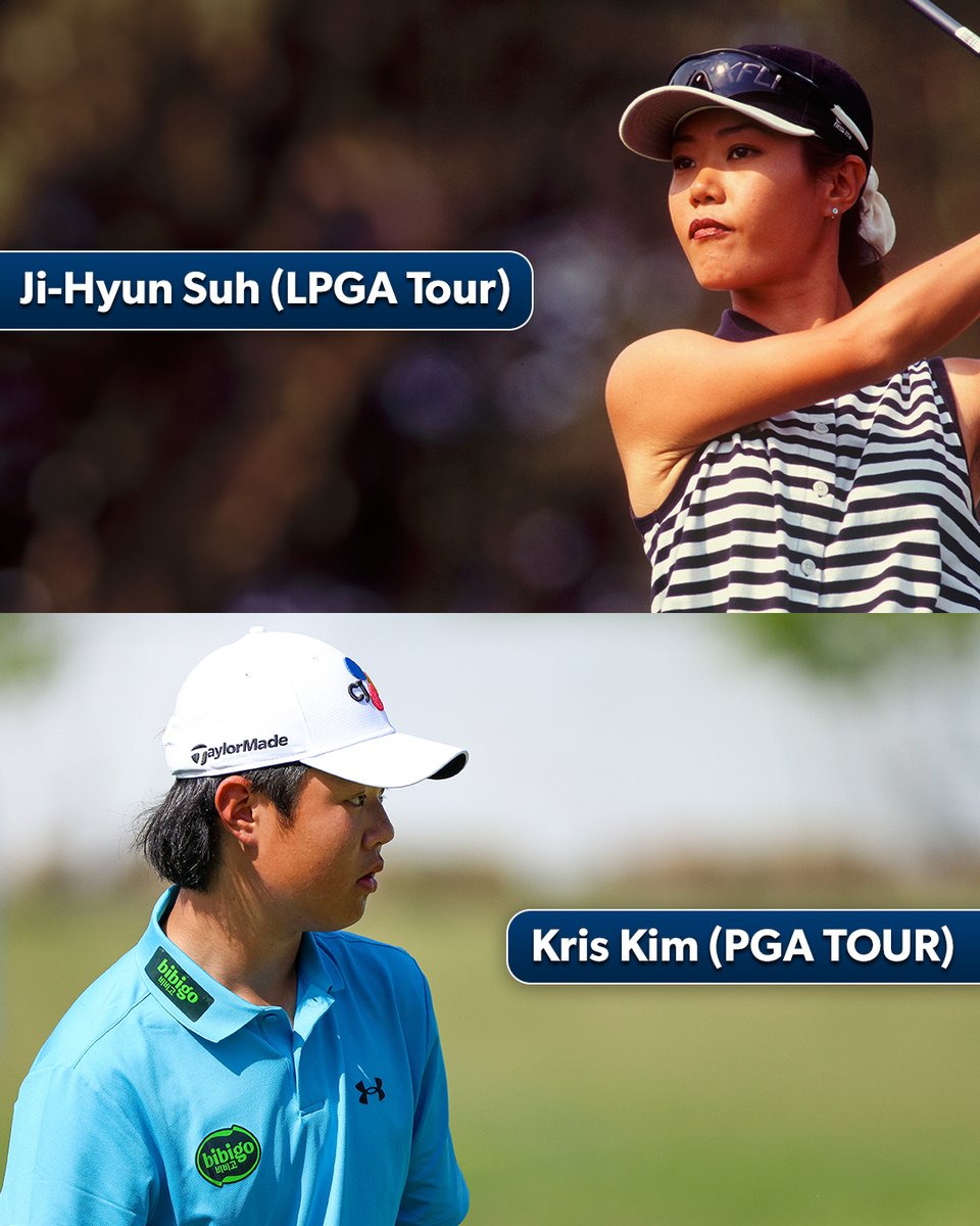 A family affair ❤️

Kris Kim's mother is former @LPGA player Ji-Hyun Suh. She is also Kim’s swing coach and introduced him to the game at age 5.