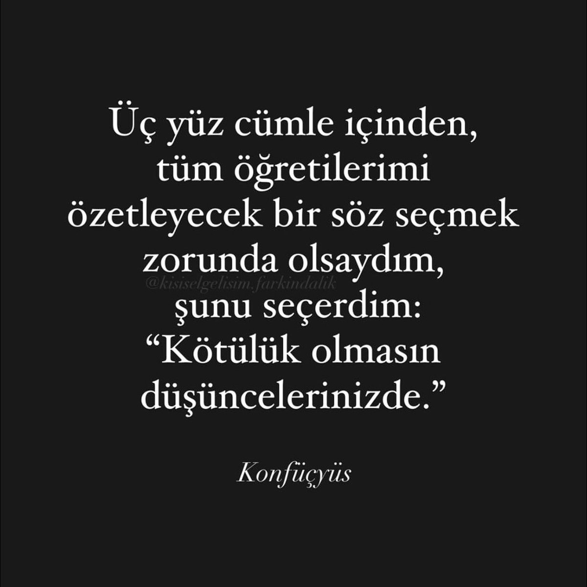 “Eğer düşüncelerini düzene sokarsan, hayatında geri kalan her şey yerini bulur.” 

- Lao Tzu