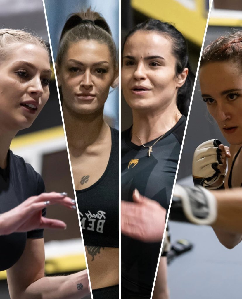 👧 Projekt Y 👧 Both semifinals in our German project taking four women and turning them into professional mixed martial artists goes down this Saturday. 🇩🇪 Sandra 🇩🇪 Erika 🇩🇪 Haifa 🇩🇪 Laura Who will progress to the finals after OKTAGON 57? 📺 OKTAGON.TV & DAZN
