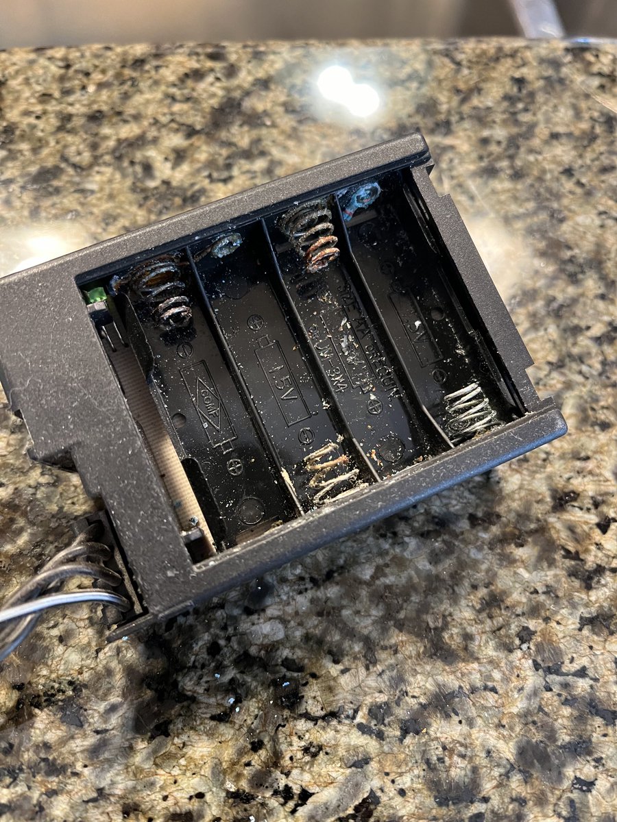 It's difficult to calculate the hundreds, or thousands, of dollars I have lost due to Duracell AA batteries leaking. This gas fireplace controller will cost me $150 to replace.