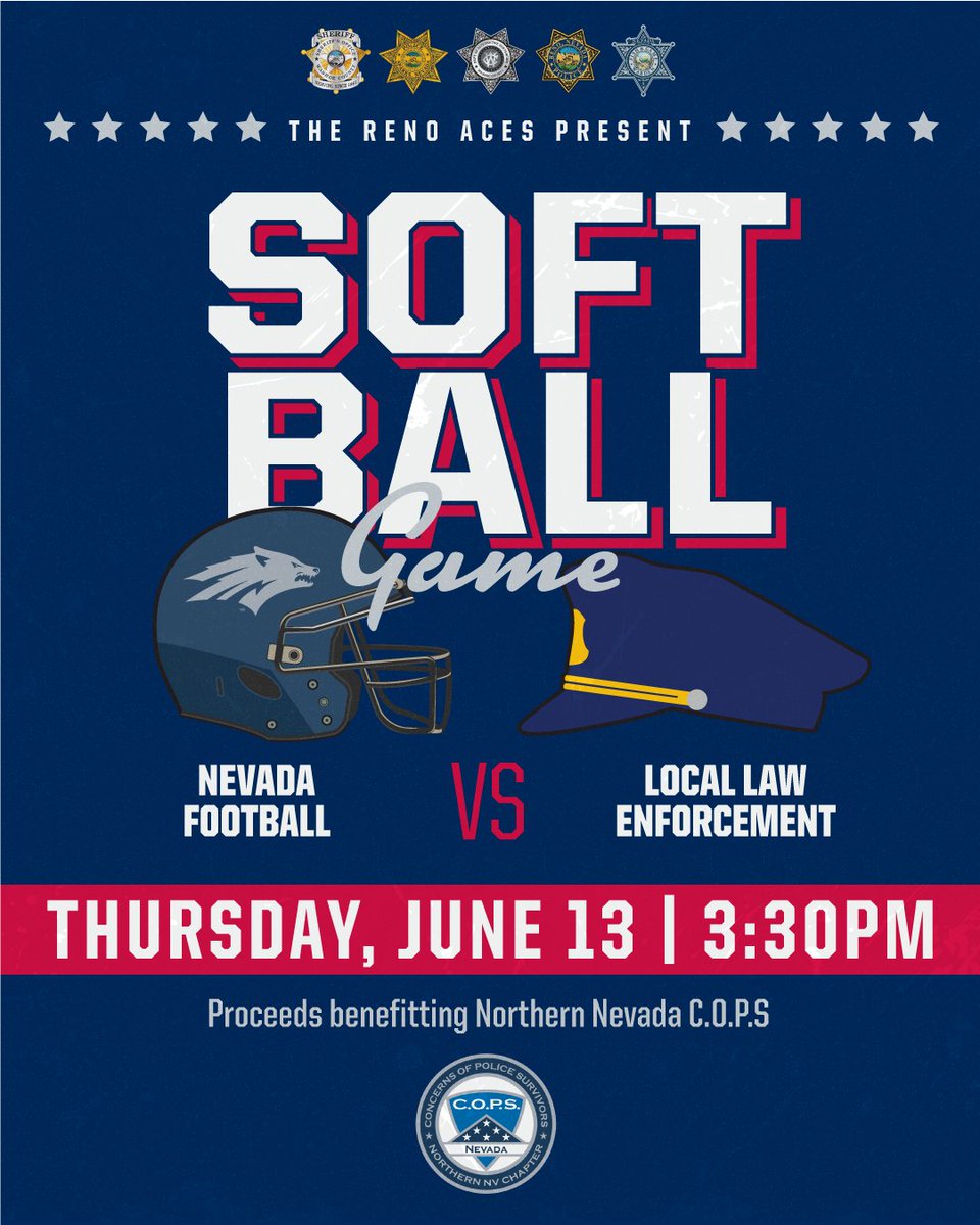 🥎 Softball is coming to Greater Nevada Field 🥎 Reno Aces to host Nevada Wolf Pack Football vs. Local Law Enforcement Charity Softball Game at Greater Nevada Field Full release ⬇️ atmilb.com/4bDtPij