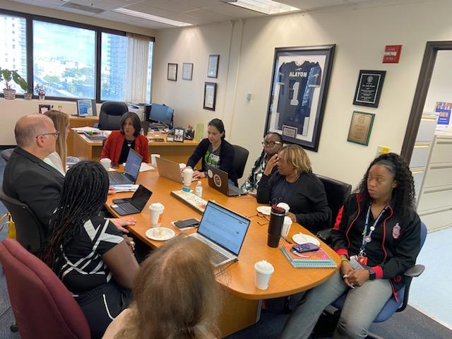 Leaders and mental health coordinators engaged in ongoing conversations focused on best practices for managing student data to help support their social,  emotional and mental well-being. #MentalHealthAwarenessMonth #YourBestChoiceMDCPS
