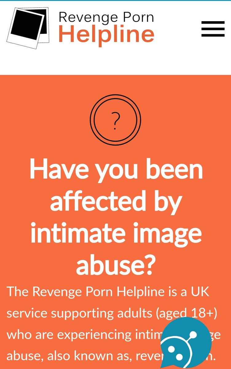 For anyone who may be experiencing what I'm going through now, please know there is help, I've been in touch with this AMAZING charity who are dedicated in helping anyone suffering from intimate image abuse. Please contact them. They are a God send. revengepornhelpline.org.uk/?utm_source=em…