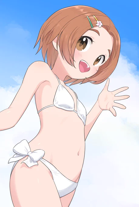 夏の定番水着かおるちゃ 