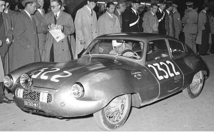 Panhard Gilco Colli [by Crepaldi] - (#2322 Libero Bindi / Bruno Bruni) - Mille Miglia, 1954