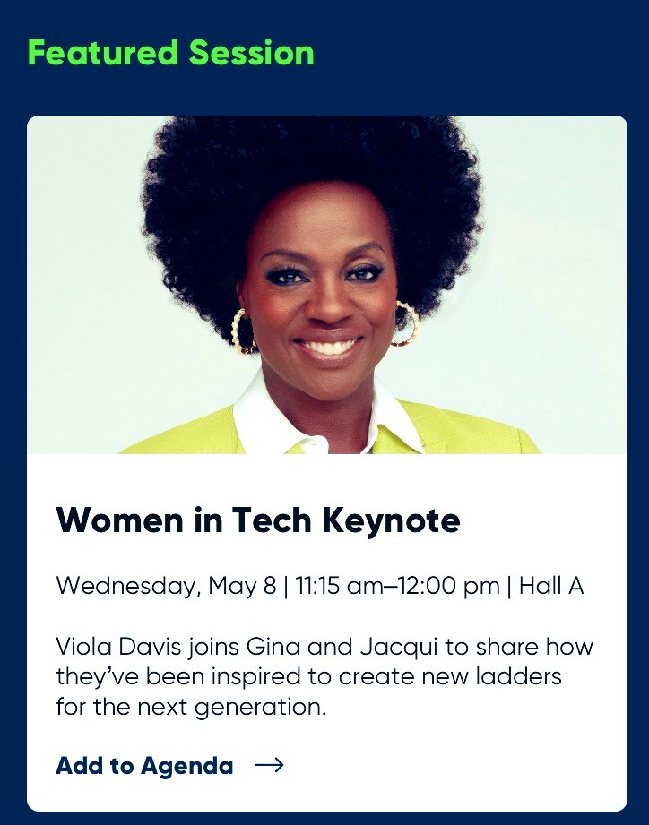I’m getting very excited about Knowledge -  @violadavis has a Keynote Session!  🙌🏾🫶🏾🙌🏾