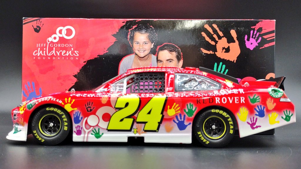 2011 Jeff Gordon #24 Jeff Gordon Children's Foundation 'Red Rover' Signed with COA. Whats your favourite JGF design?