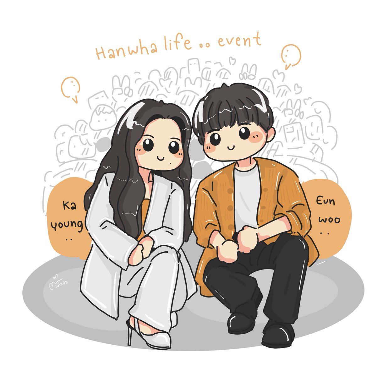 🧡 Hanwha life event with Kayoung and Eunwoo 🤩