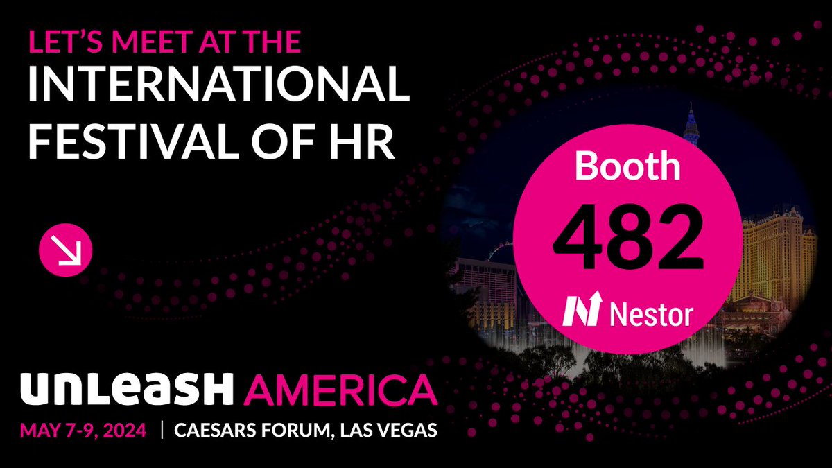 ⏰ Countdown alert! Only 5 days until @UNLEASHgroup event! Ready to revolutionize your HR game? Visit Booth 482 to dive into our world, where skills redefine talent management. Secure your 1:1 meeting ➡️ nestorup.com/unleash-americ…. See you there! 🌟

#UNLEASHAmerica #HRConference