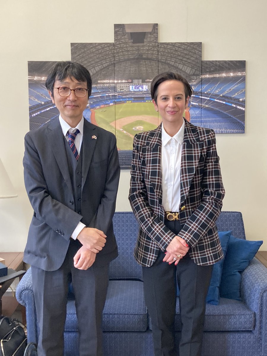 Energy, batteries, technology, entrepreneurship, agriculture as well as security and rules-based international order incl. in #IndoPacific. Heartened by our discussion with @MelissaLantsman on what 🇯🇵-🇨🇦 can do together, as partners sharing values and vision for the world. 1/2