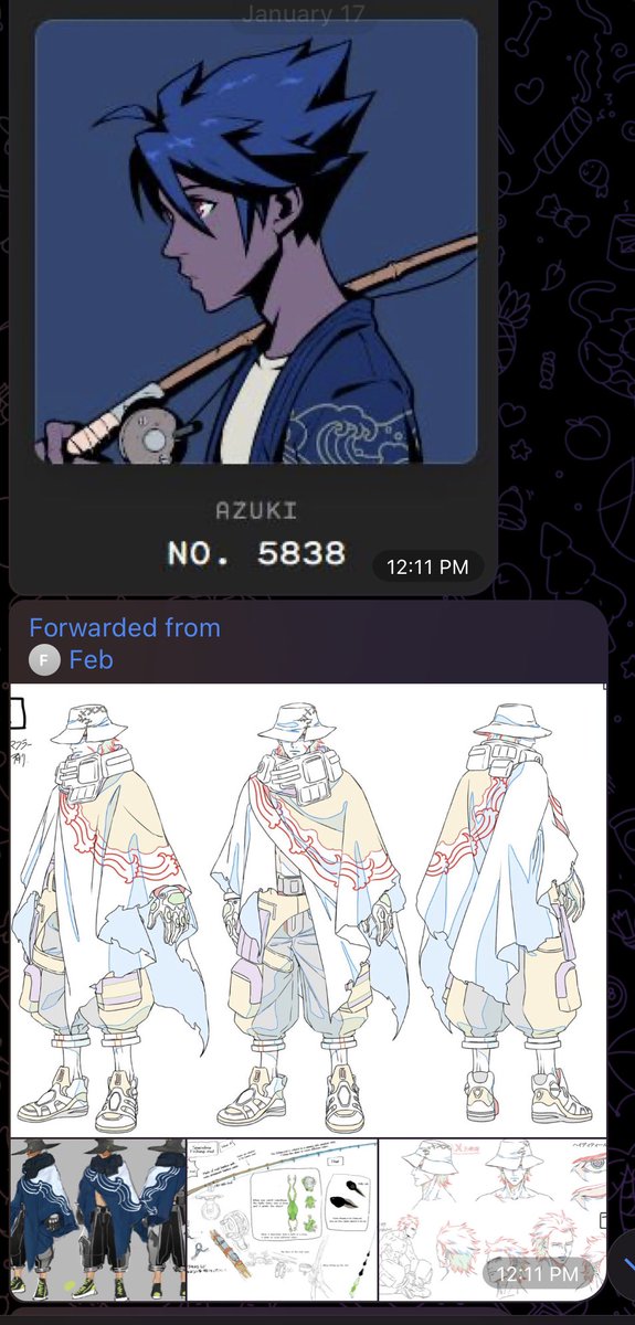 Rewkang's tweet photo. Pretty sick to buy a NFT and then have it be featured in an Anime

IKZ https://t.co/8fGv0iL3m7