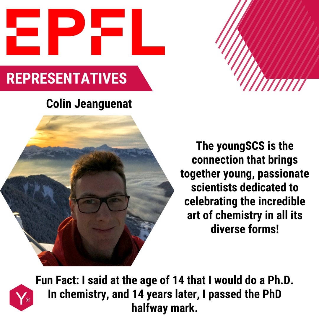 🌟Shoutout to our 2023-2024 EPFL representatives, Helena Solé Àvila and Colin Jeanguenat for their stellar work! Both of them are PhD students at EPFL, and  active in the industry subgroups. In addition, Helena is also a very active member in the youngSCS Communication team!🎉⁠
