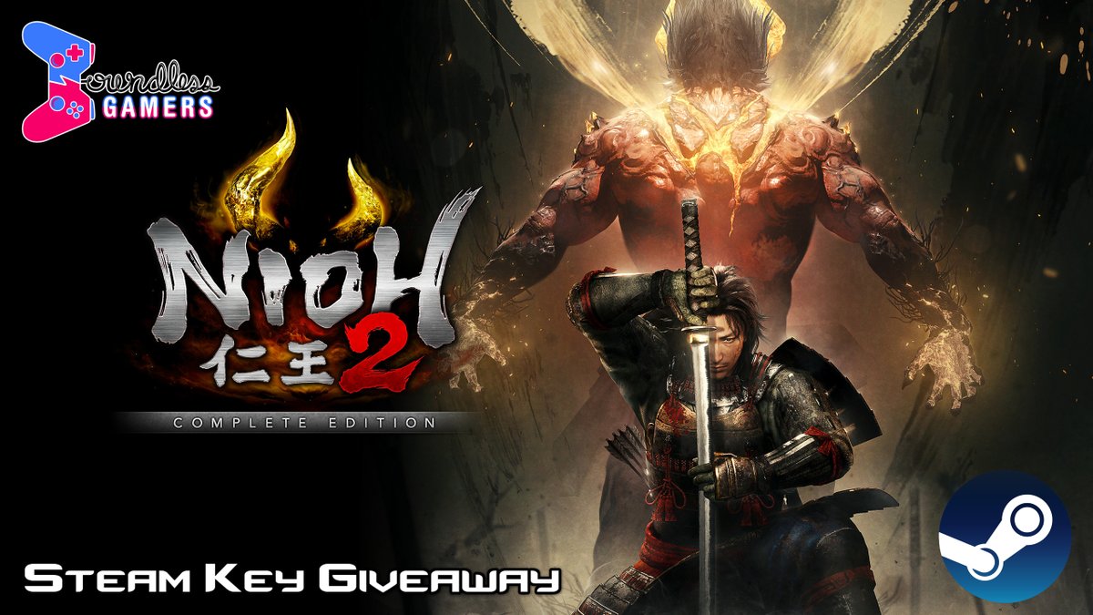 It's Thursday, which means it's time for another Steam Key giveaway! This week, we're excited to offer Nioh 2: Complete Edition. To enter, just follow us, like this post, and leave a comment. Good luck!

#Steam #games #GiveawayAlert #Giveaway #Nioh #RPG #Giveaways