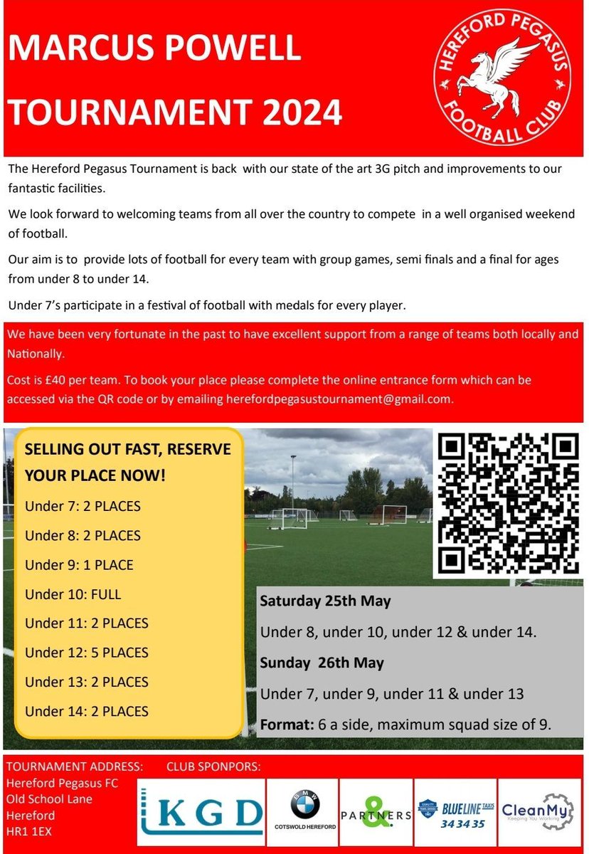 MARCUS POWELL TOURNAMENT 》Just 3 weeks to go until our tournament 🔴⚪️