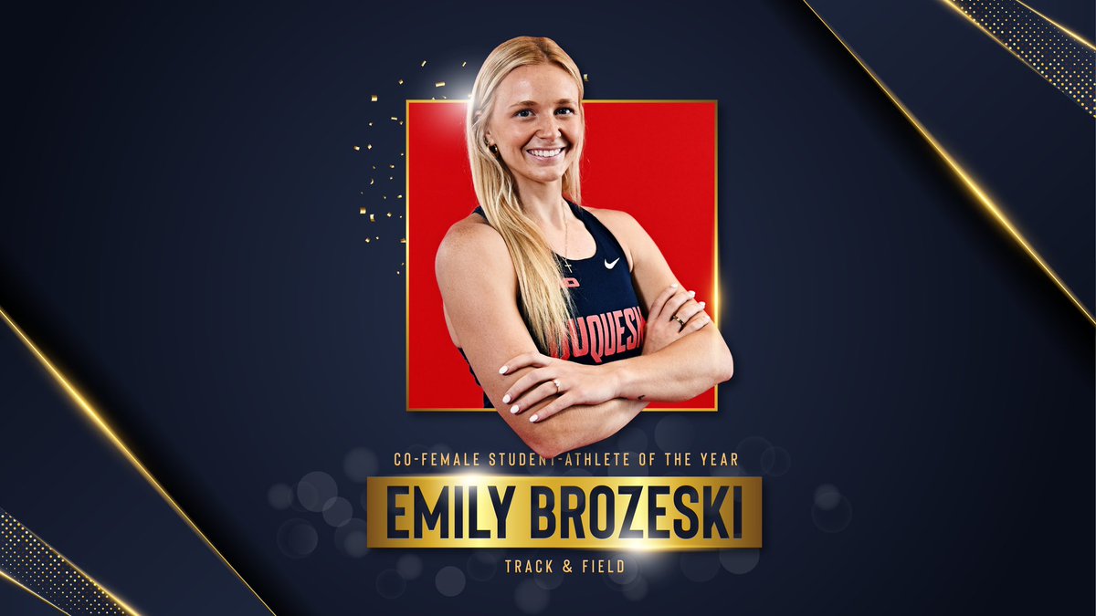 The Female Student-Athlete of the Year award recognizes our triple-threat student-athletes who demonstrate success in their sport, the classroom and involvement in the community. Congratulations to Co-Female Student-Athlete of the Year, @EBrozeski! 🏆