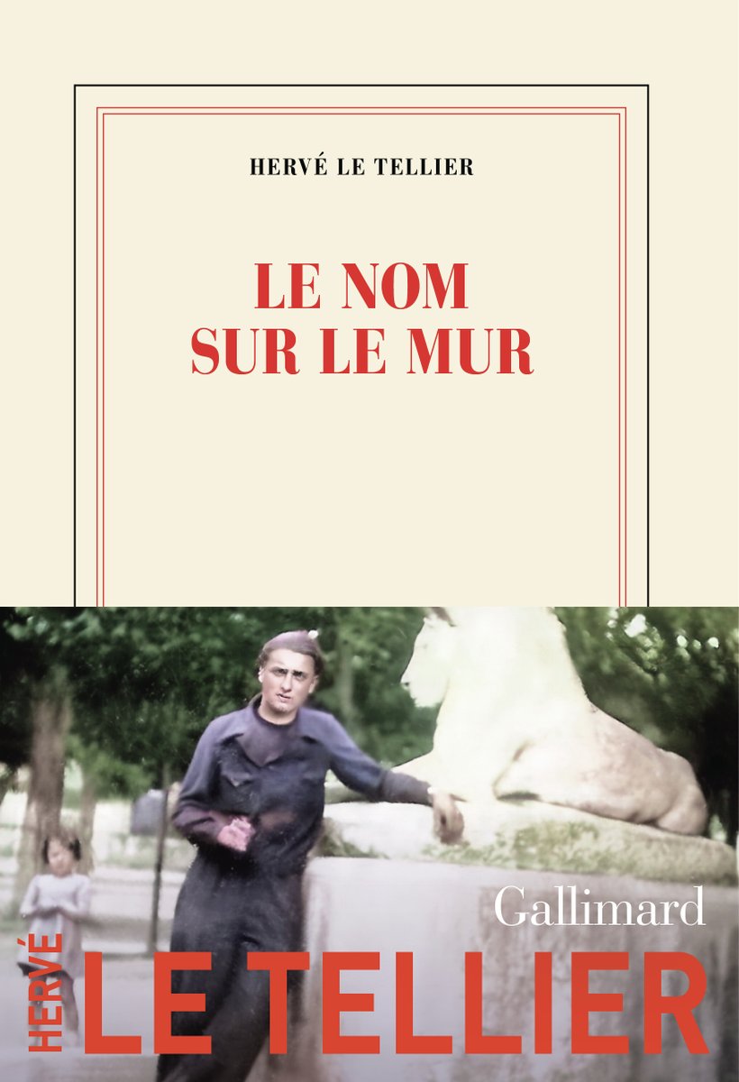 #Presse « 'Le nom sur le mur' est un livre nécessaire. » Le @FigaroMagazine_ 📖 'Le nom sur le mur' d'@HerveLeTellier ➤ gallimard.fr/Catalogue/GALL…