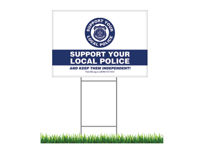Support your Local Police!🪧

📍Simple, effective, and spreads awareness to others and your local police!
Buy yours today! 🚓🪧👇shopjbs.org/product/sylp-y…

#Police #NationalPoliceWeek #LawEnforcement #Trending  #PoliceK9 #PoliceWeek2024 #JohnBirchSociety #NationalPoliceWeek #K9Unit