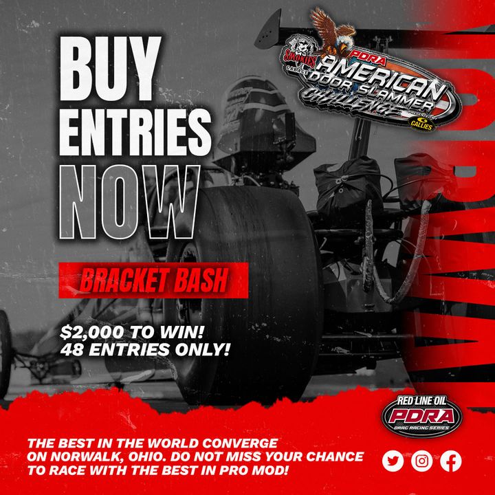 Entries are now open for the Edelbrock Performance Bracket Bash, with the Smokies Garage American Doorslammer Challenge presented by COMP Cams, at Summit Motorsports Park in Norwalk, Ohio on May 23-25!!
#edelbrock #edelbrockperformance #racing #builtinusa #performance #autoracing